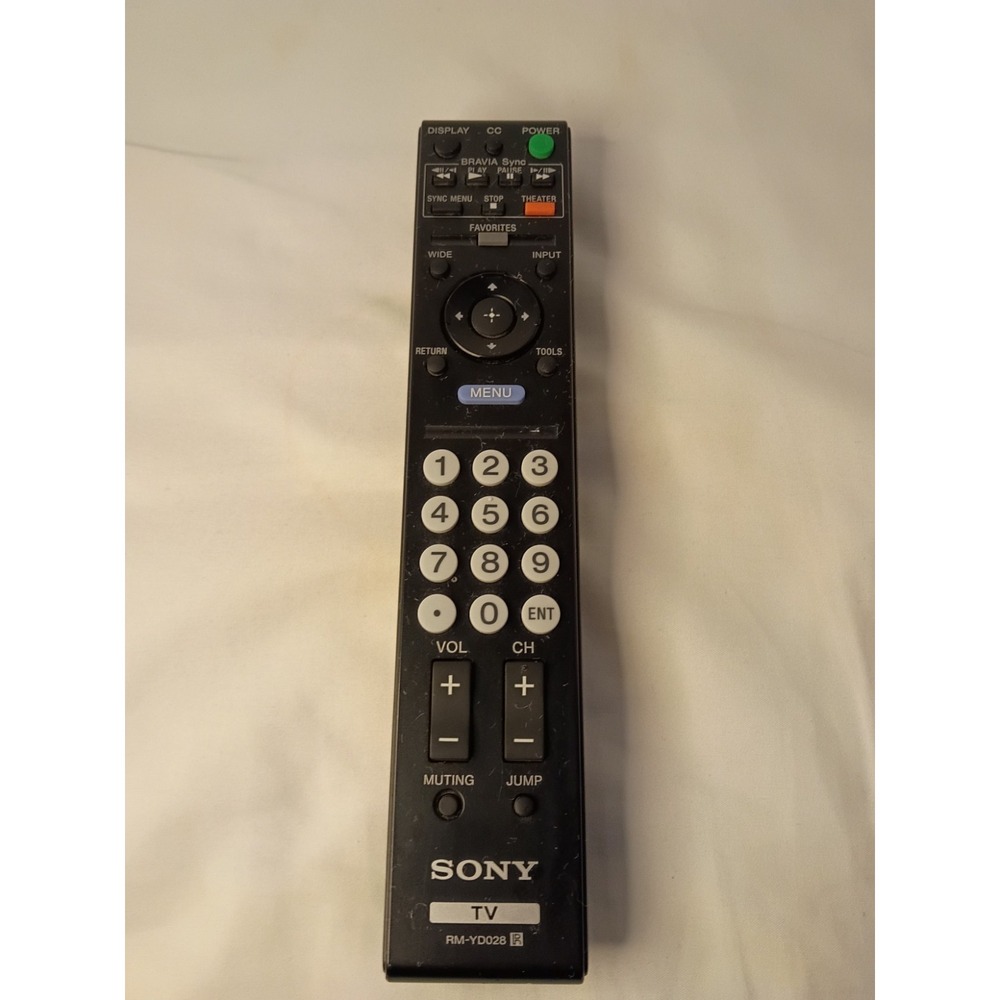 Sony Genuine OEM RM-YD028 TV Remote Control for Sony Bravia TV